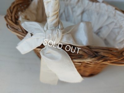 画像10: リボン装飾バスケット