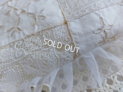 画像13: アンティークレースクッション