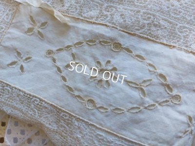 画像10: アンティークレースクッション