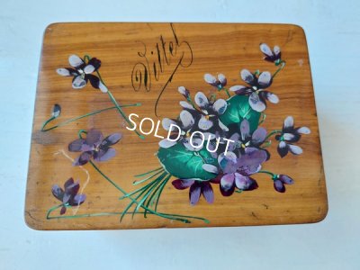 画像2: モシュリンヌすみれ柄ボックス