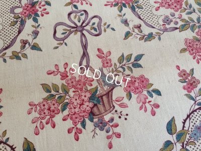 画像3: アンティークリボンと花かご柄カルトナージュボックス