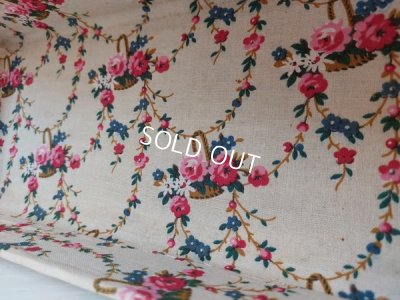 画像3: アンティーク花かご柄カルトナージュボックス