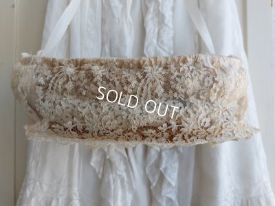 画像10: アンティークレースパニエ