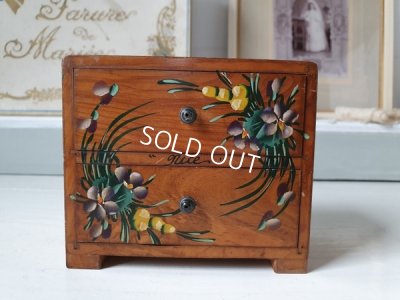 画像2: モシュリンヌすみれとミモザ柄ドロワー