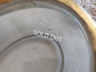 画像12: アンティークアネモネ柄ガラスパウダージャー