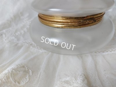 画像12: アンティークすみれ柄パウダージャー