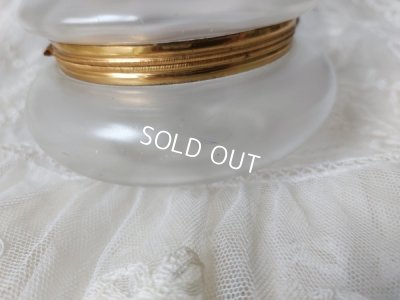 画像11: アンティークすみれ柄パウダージャー