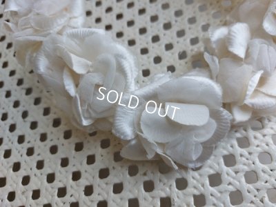 画像5: アンティーク布花冠