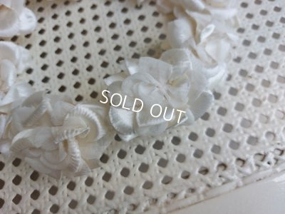 画像6: アンティーク布花冠