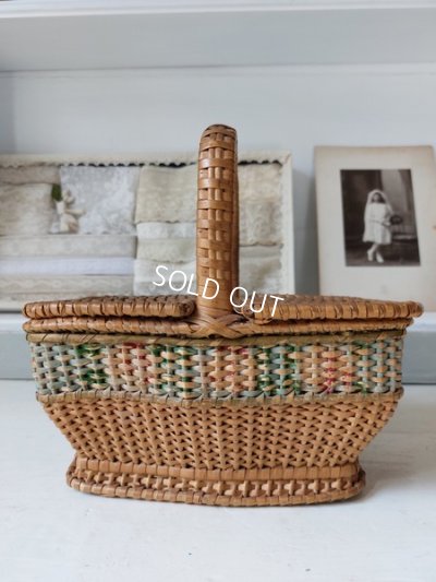 画像2: アンティークローズパニエ