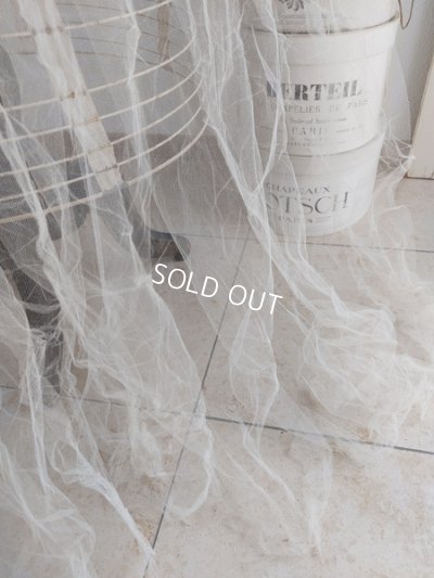 画像3: アンティークベール付ワックスフラワーティアラ