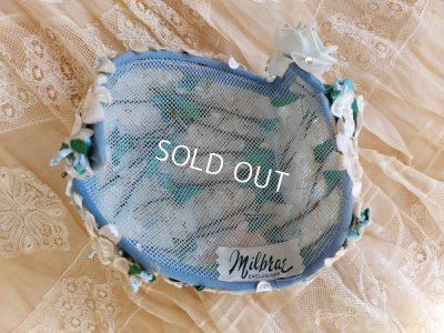 画像10: アンティーク布花ハット