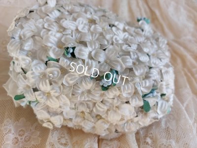 画像3: アンティーク布花ハット