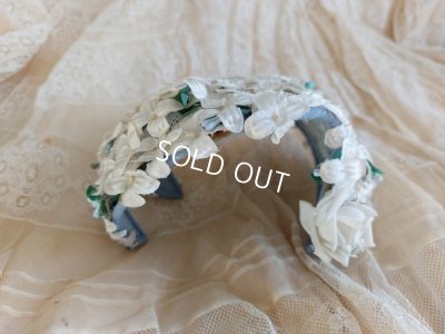 画像9: アンティーク布花ハット