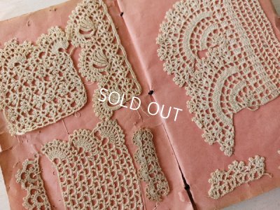 画像10: アンティーククロッシェ編み刺繍サンプラー