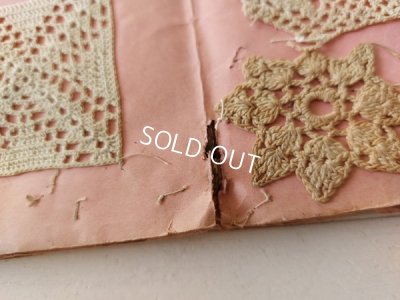画像12: アンティーククロッシェ編み刺繍サンプラー