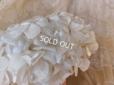 画像13: アンティーク布花ハット