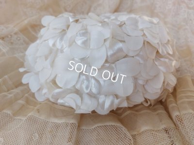 画像9: アンティーク布花ハット