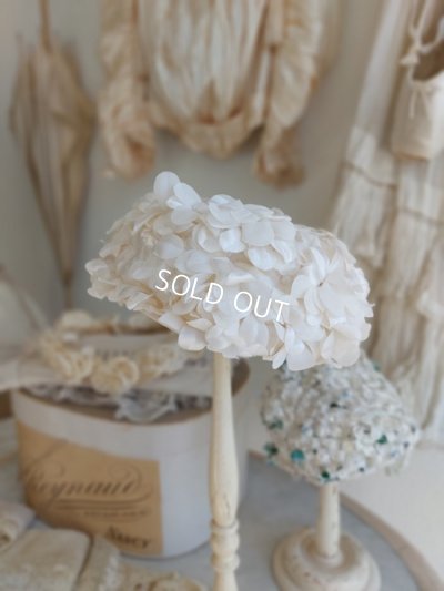 画像3: アンティーク布花ハット