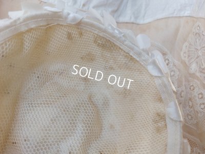 画像12: アンティーク布花ハット