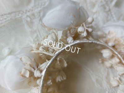 画像11: アンティークすずらんとローズの花冠