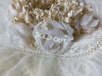 画像6: アンティークすずらんとローズの花冠