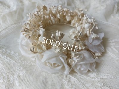 画像4: アンティークすずらんとローズの花冠