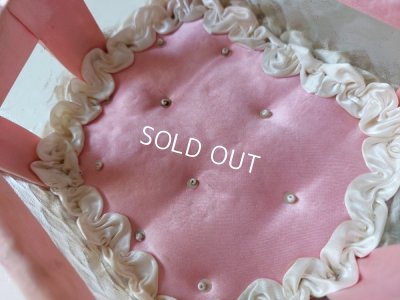 画像3: アンティーク布花装飾のガラスケース