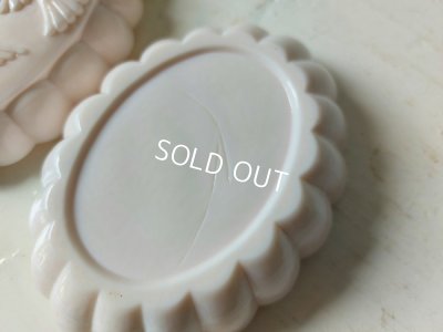 画像5: オパリンガラス小鳥柄ソープディッシュ