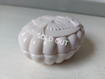 画像11: オパリンガラス小鳥柄ソープディッシュ