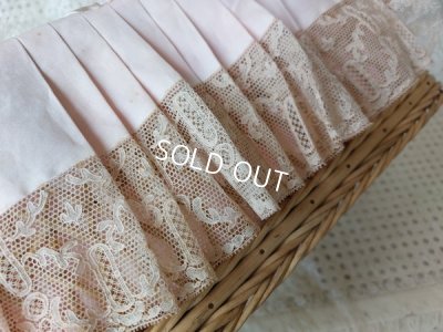 画像9: アンティークレース装飾バスケット