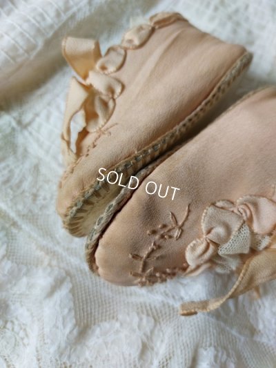 画像7: アンティークリボン装飾ベビーシューズ