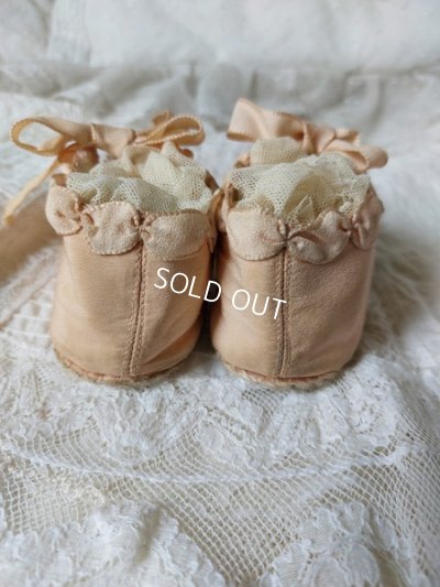 画像6: アンティークリボン装飾ベビーシューズ
