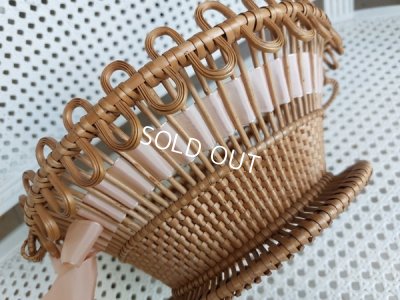 画像6: クッション付きリボン装飾バスケット