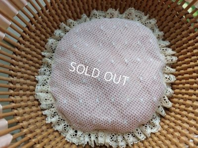 画像16: クッション付きリボン装飾バスケット