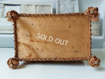 画像17: アンティーククッション付バスケット