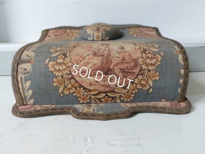 画像12: アンティークカルトナージュクッション付ケース