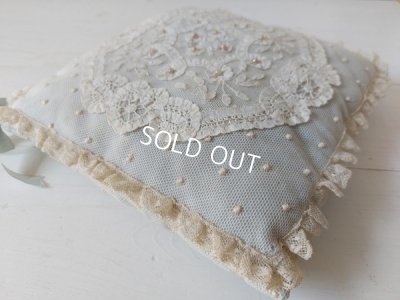 画像6: アンティークレースクッション