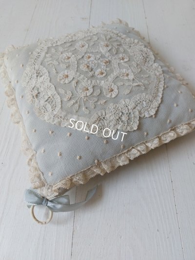 画像3: アンティークレースクッション