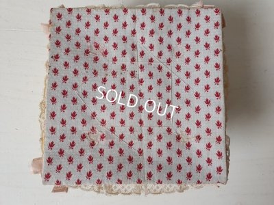 画像14: アンティーク花柄刺繍レース装飾ボックス