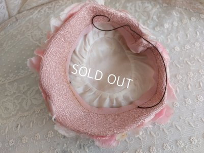 画像12: アンティーク布花ハット