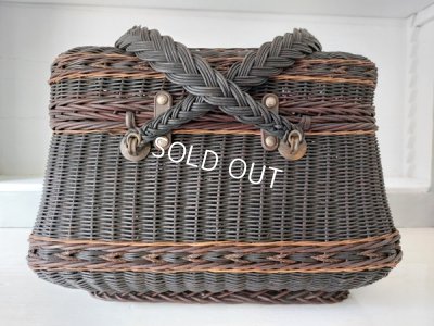 画像2: アンティークダブルハンドルバスケット