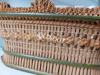 画像9: フレンチファブリック装飾バスケット