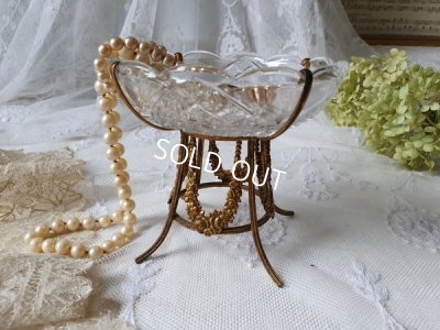 画像2: ローズガーランド装飾ガラストレイ