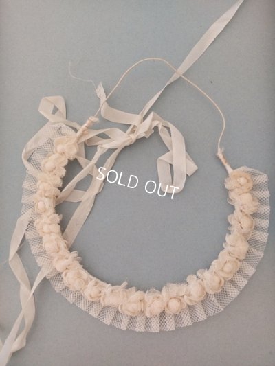 画像3: アンティークコミュニオンベールと花冠セット