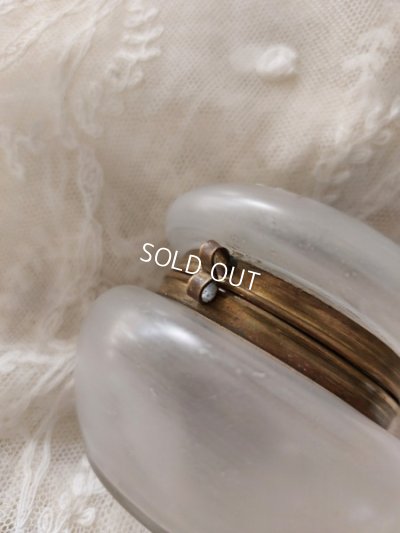 画像10: アンティーク花柄パウダージャー