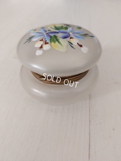 画像4: アンティーク花柄パウダージャー