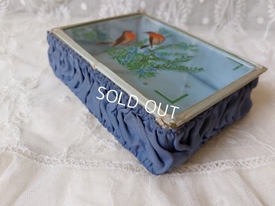 画像7: アンティーク小鳥柄ガラスケース