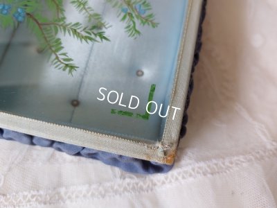 画像14: アンティーク小鳥柄ガラスケース