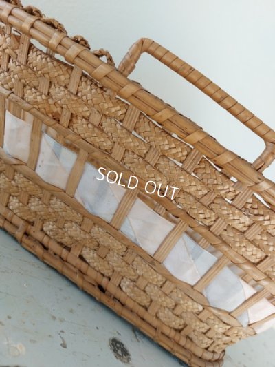 画像6: アンティーククッション付バスケット